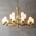 Brass Brass chandelier - Thalia House for dining room view 1