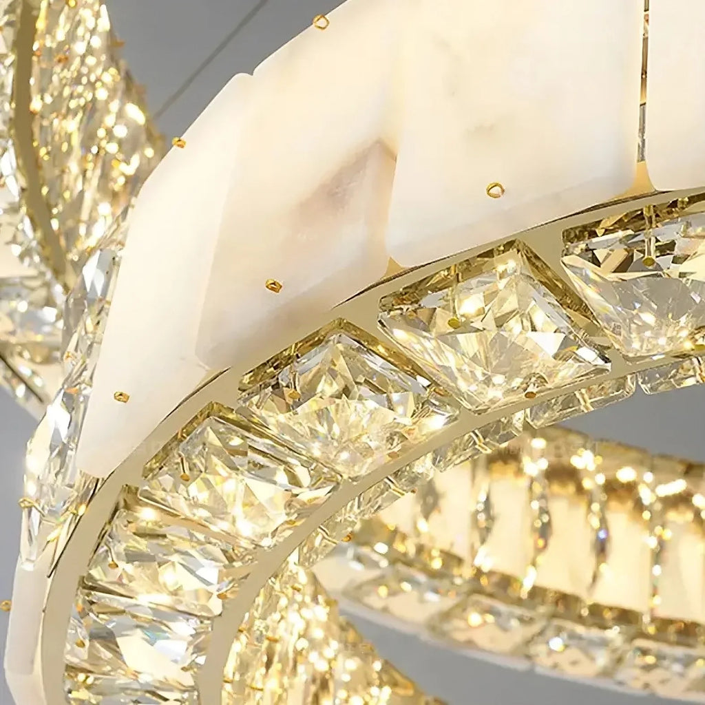 Clear Crystal chandelier - Orion House for dining room view 4