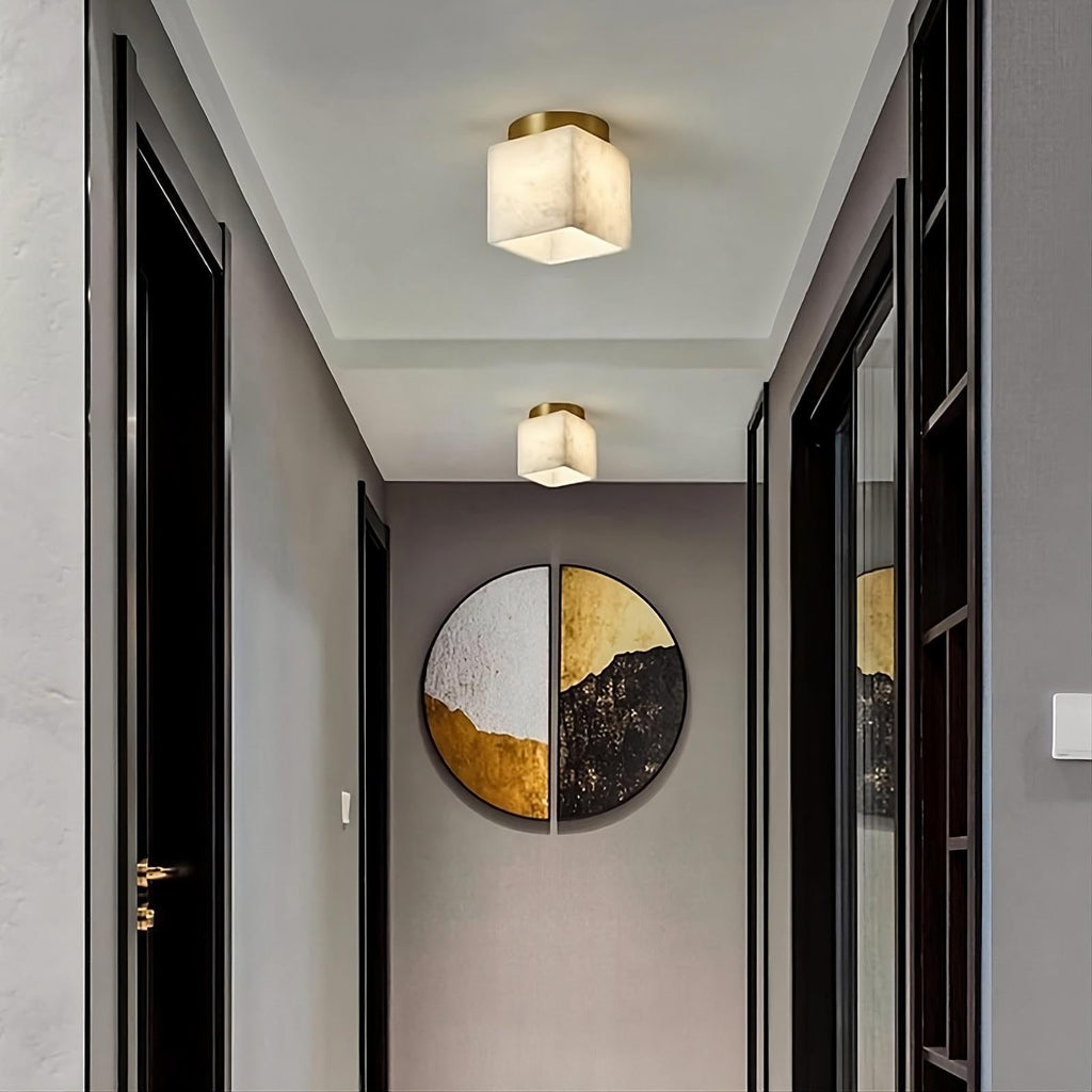 Brass Brass chandelier - Celeste House for dining room view 2