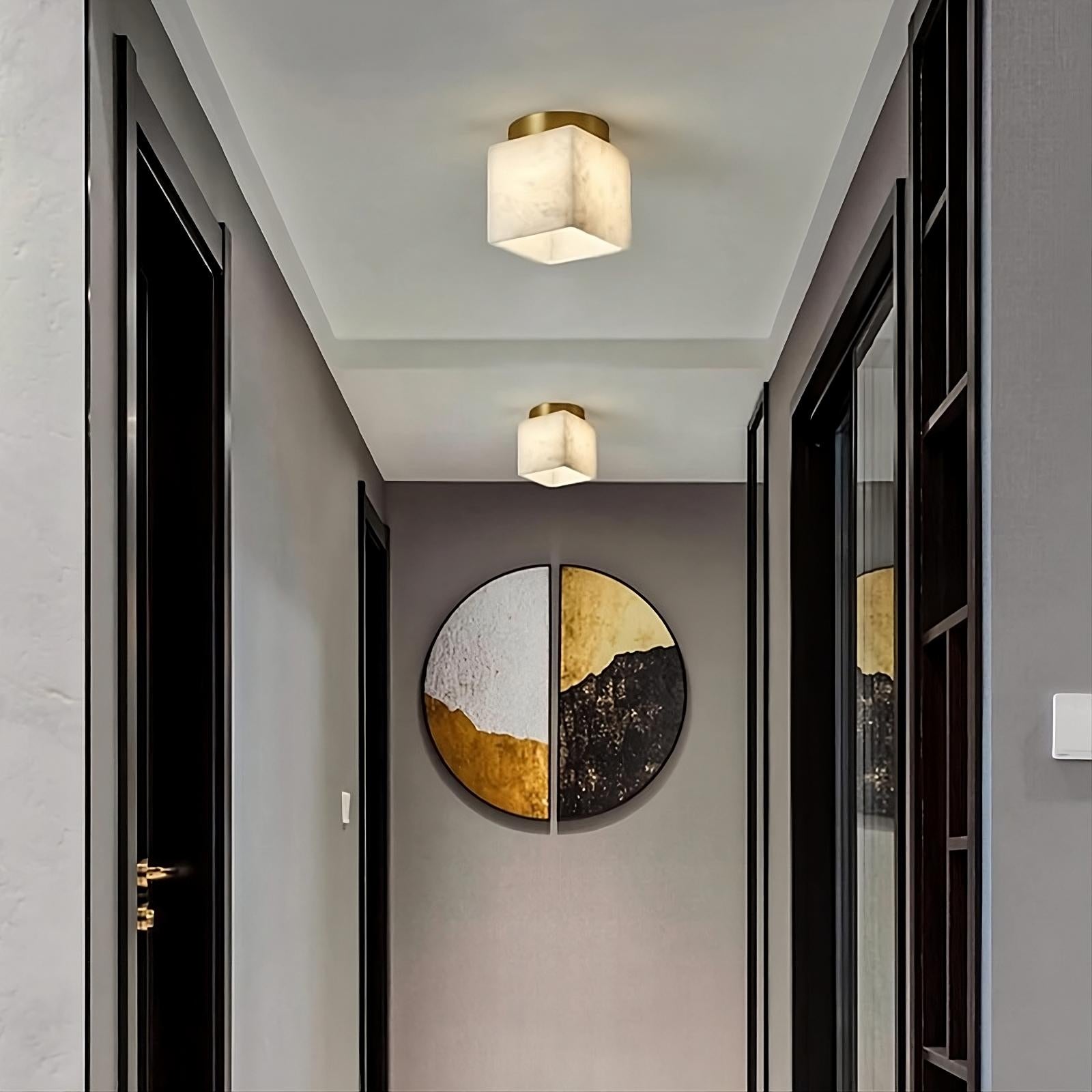 Brass Brass chandelier - Celeste House for dining room view 2