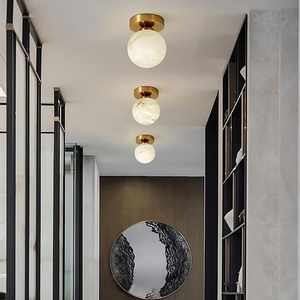 Brass Brass chandelier - Celeste House for dining room view 4