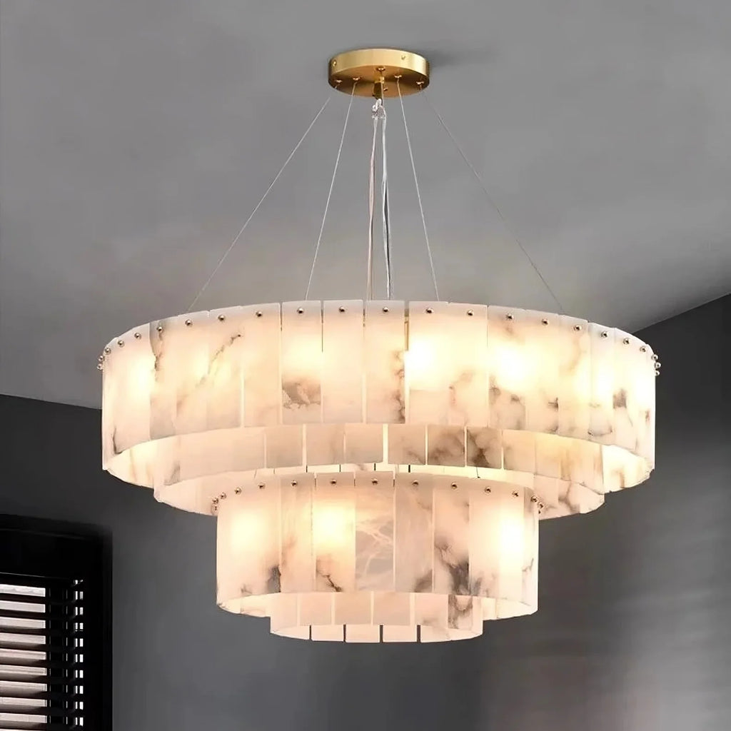 Brass Brass chandelier - Isla Bay for dining room view 1