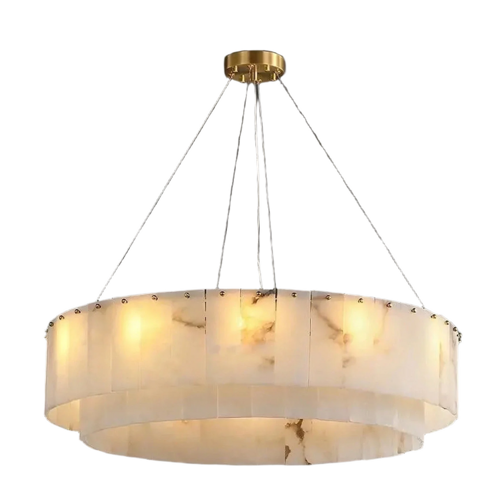 Brass Brass chandelier - Selene Bay for dining room view 11
