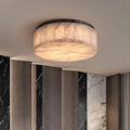 Black Steel Round chandelier - Lyra Arc for dining room view 1