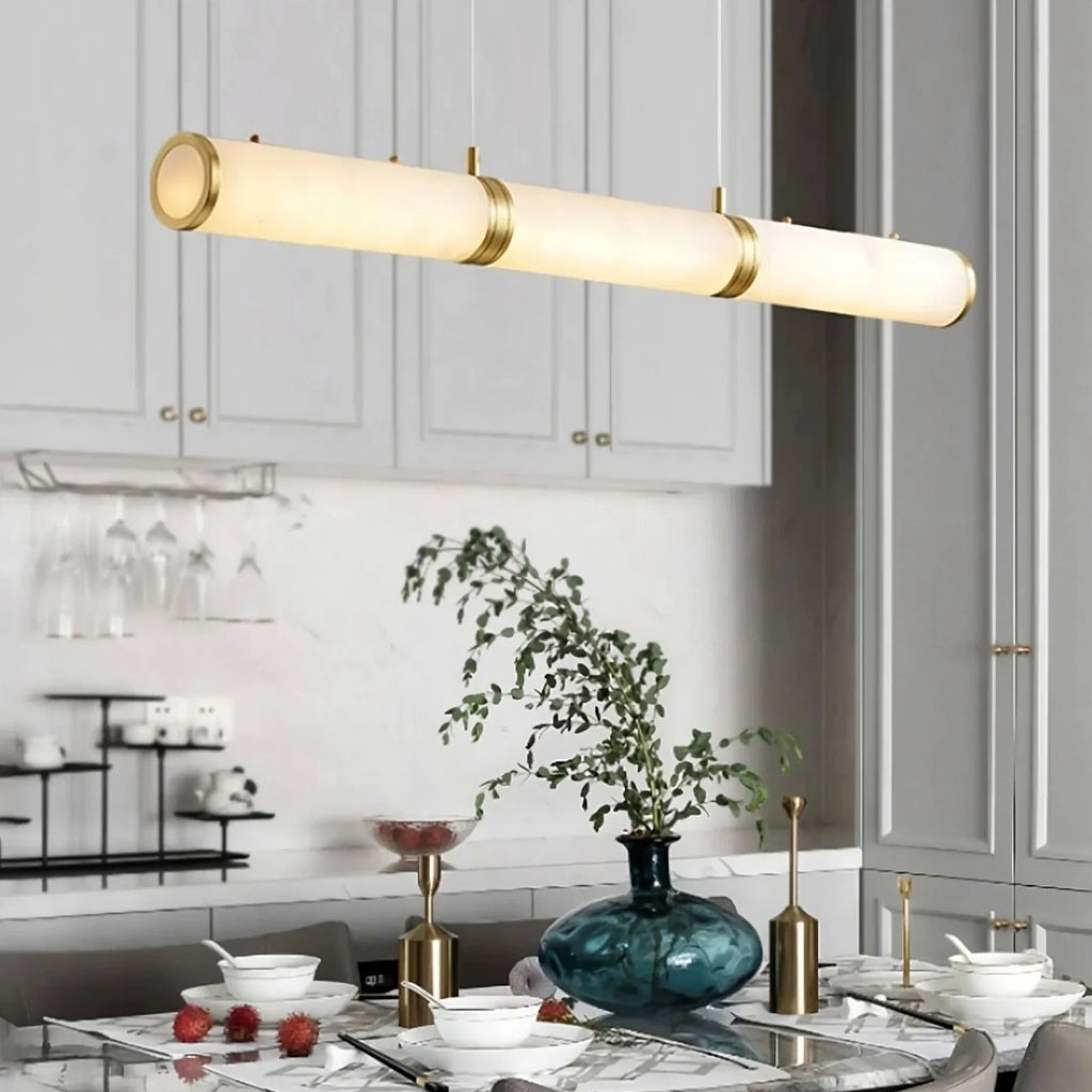 Brass Brass chandelier - Greer House for dining room view 2