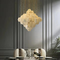 Brass Brass chandelier - Junia House for dining room view 1