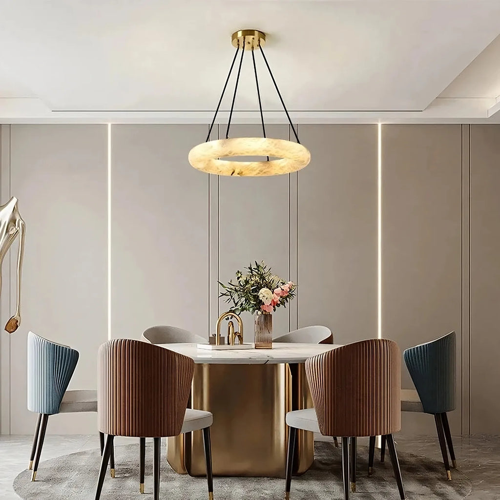 Brass Brass chandelier - Nola Bay for dining room view 1