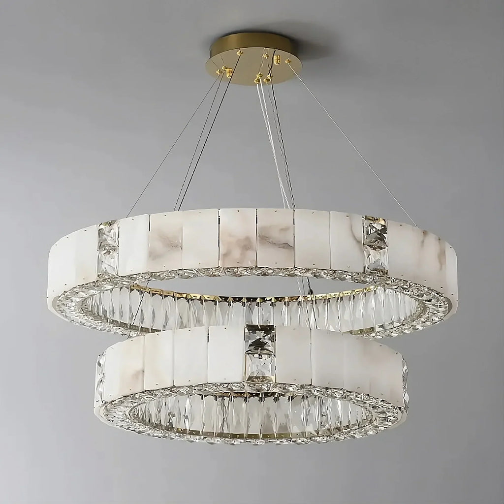 Clear Crystal chandelier - Tessa Lane for dining room view 4