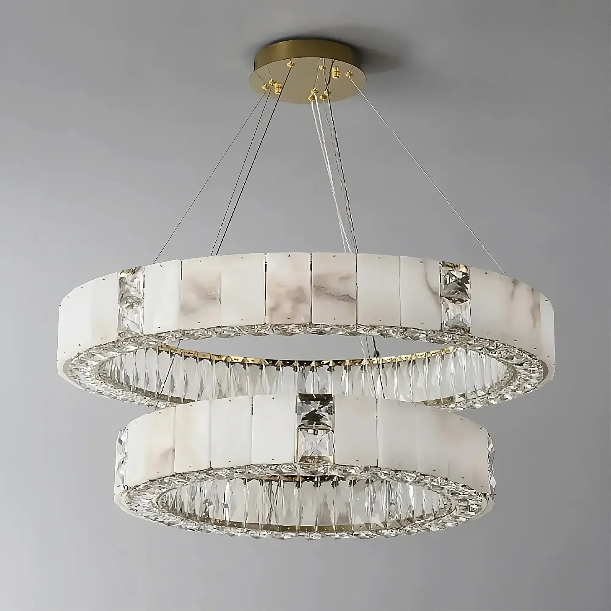 Clear Crystal chandelier - Tessa Lane for dining room view 4