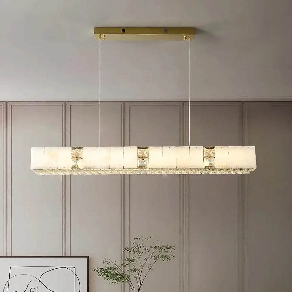 Clear Crystal chandelier - Tessa Lane for dining room view 1