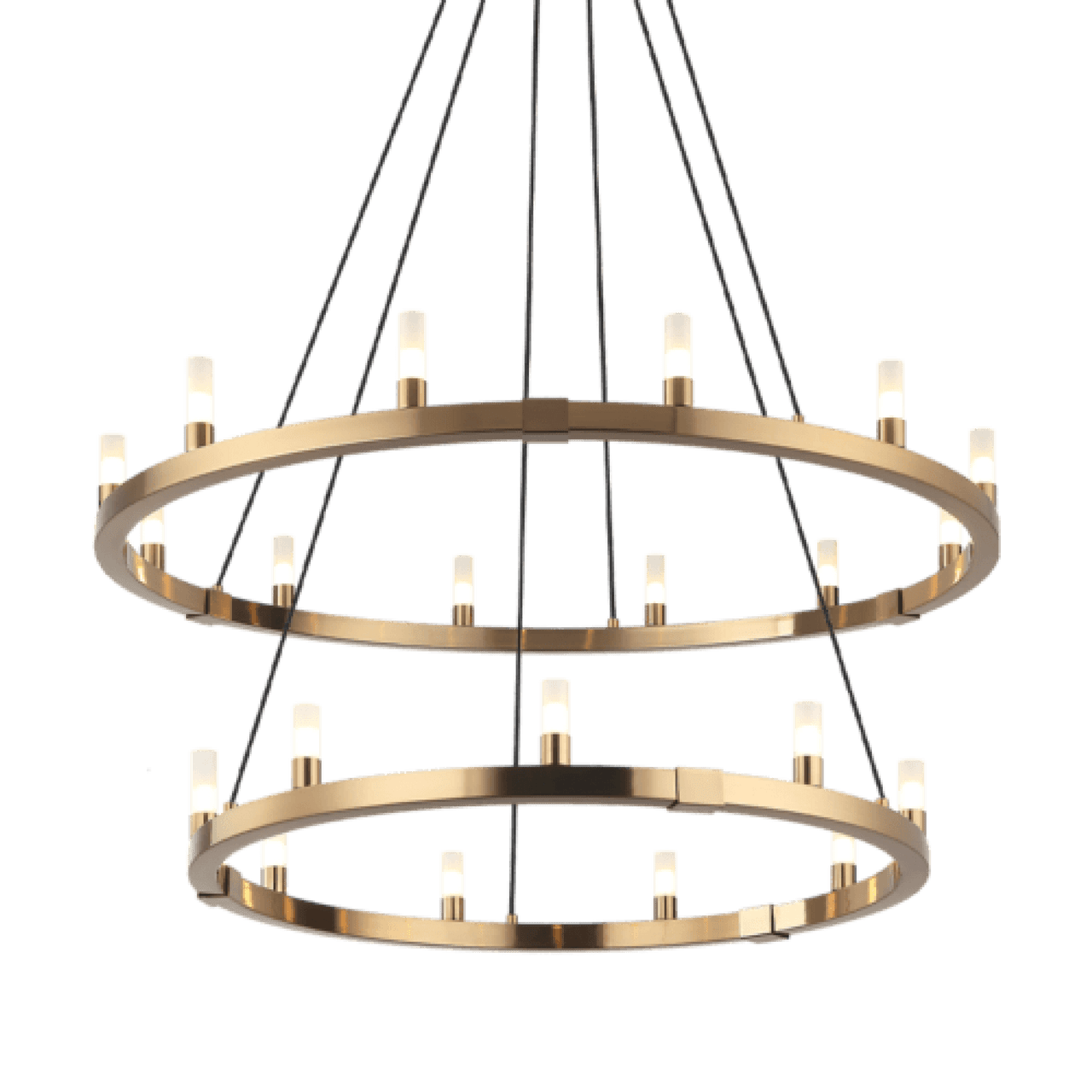 Bronze Crystal Candle chandelier - Ion Peak for dining room view 2