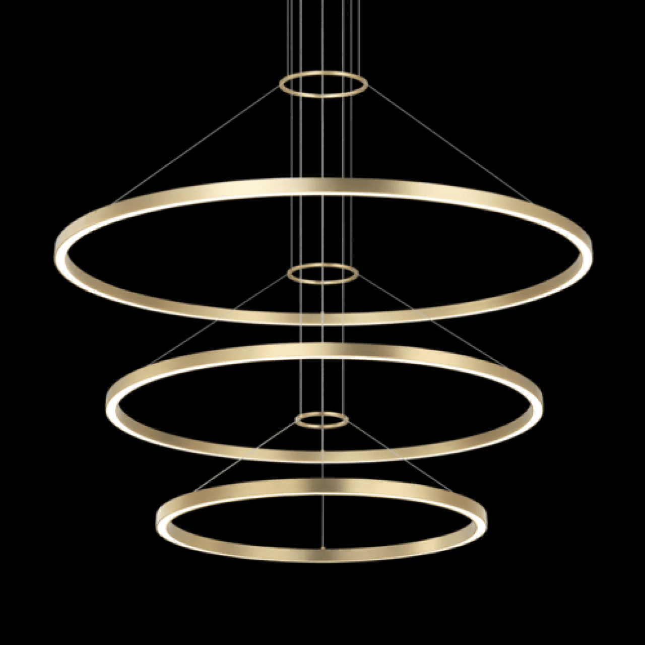 Black Metal chandelier - Halo Trace for dining room view 2