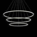 Black Metal chandelier - Halo Trace for dining room view 1