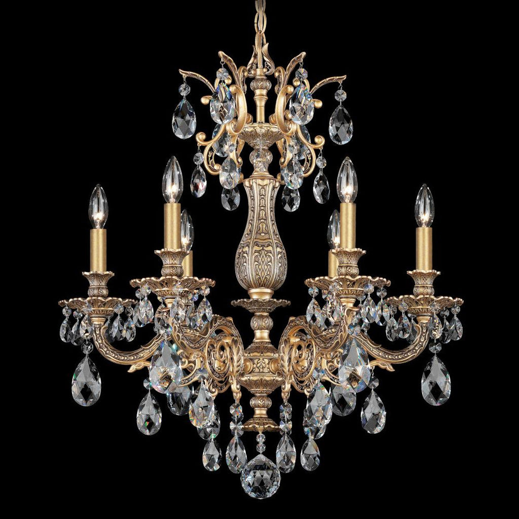 Clear Crystal Candle chandelier - Tova Field for dining room view 2