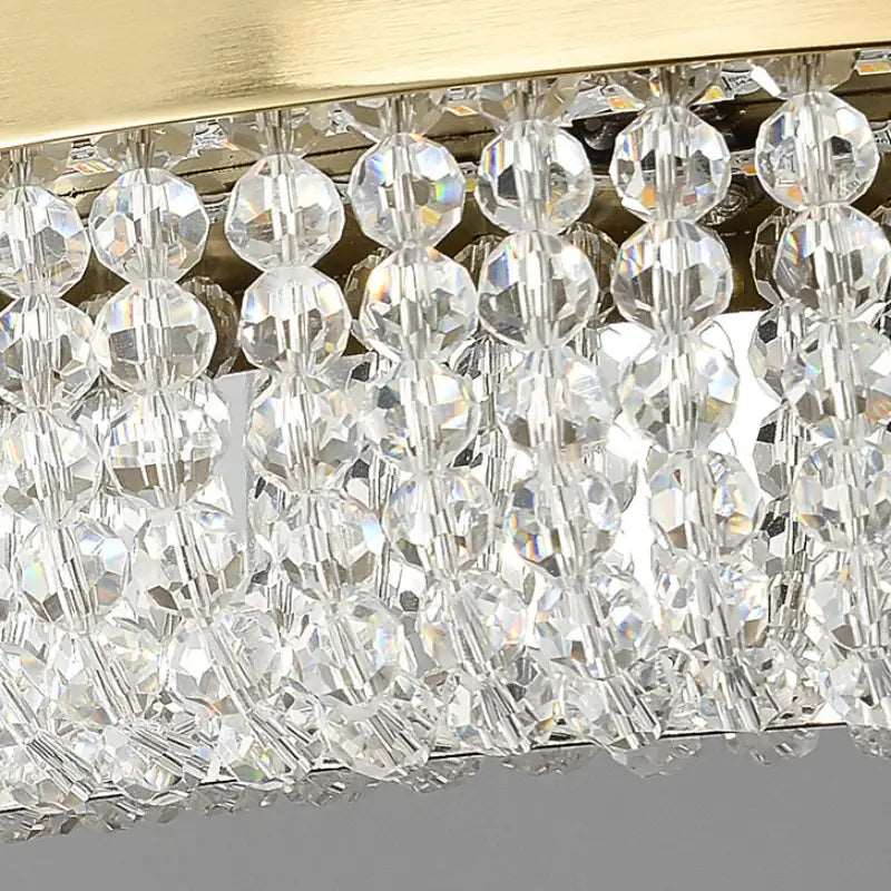 Clear Crystal Round chandelier - Faye House for dining room view 7