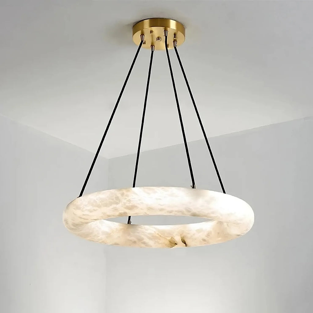 Brass Brass chandelier - Nola Bay for dining room view 3