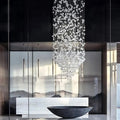 Black Crystal Linear chandelier - Liora House for dining room view 1