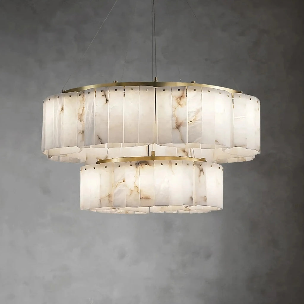 Brass Tiered Chandelier - Zinnia Bay | Tianguang Chandelier