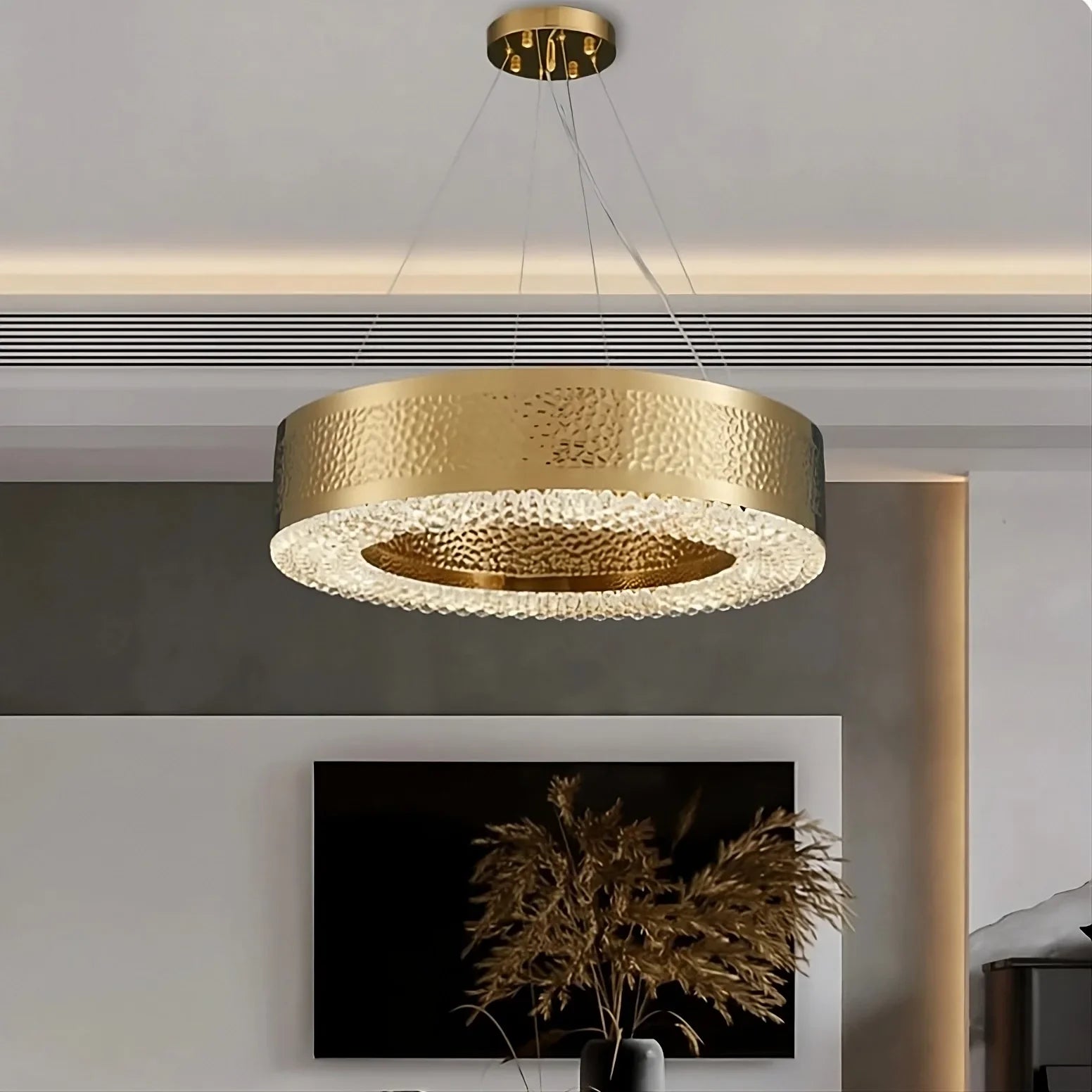 Clear Crystal chandelier - Ivara House for dining room view 2