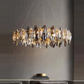 Gold Crystal chandelier - Pavia House for dining room view 1