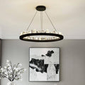 Clear Crystal chandelier - Gemma House for dining room view 1