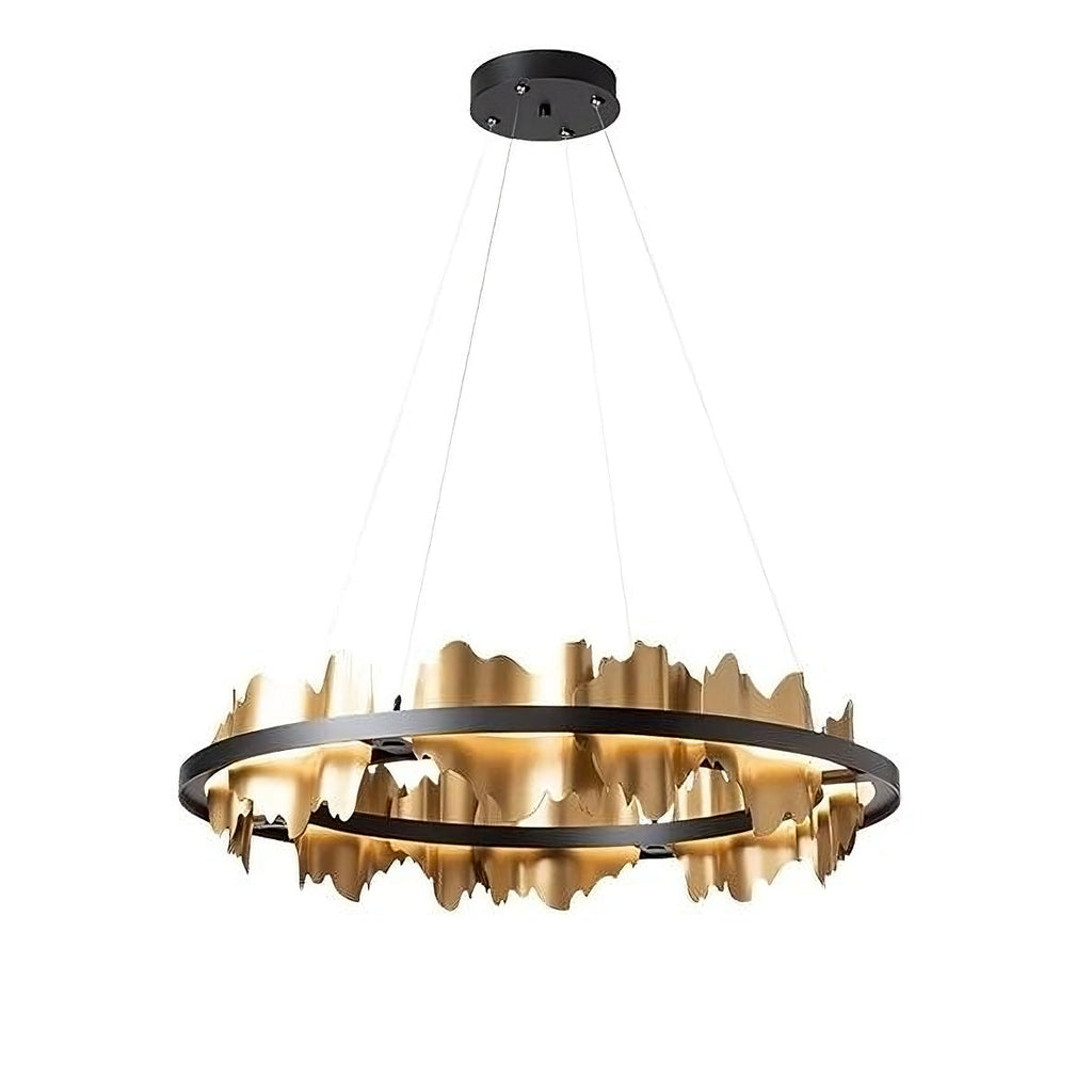 Brass Brass chandelier - Wren Bay for dining room view 9