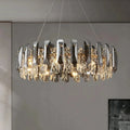 Crystal Round chandelier - Eden House for dining room view 1