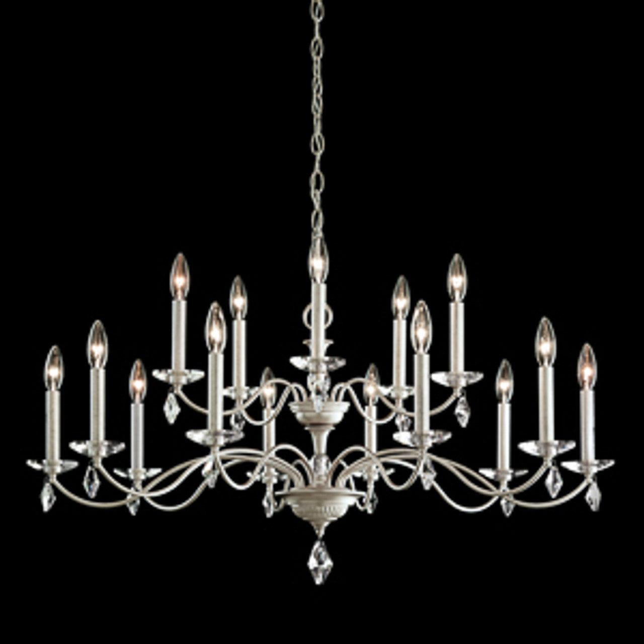 Black Crystal chandelier - Kaia Peak for dining room view 2