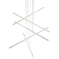 Z-Bar Pendant Rise, Large Square, LED, Matte White, 50.5"W (ZBP-48-RS-SW-MWT-CNP 407UENU)