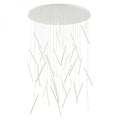 Z-Bar Pendant Rise, Large Rectangle, LED, Silver, 56.25"W (ZBP-54-RR-SW-SIL-CNP 407UFK5)