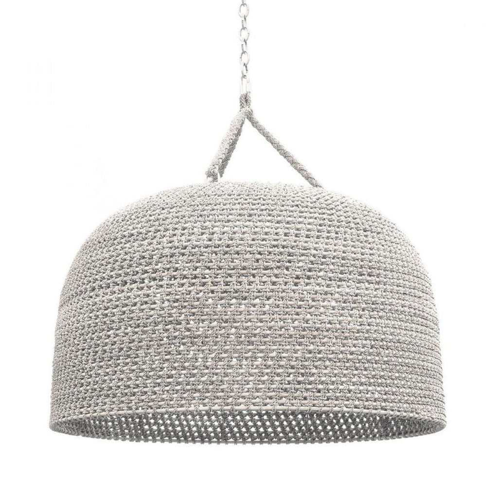 Grid Pendant, 6-light, Long Height, Vintage Platinum, 16.6"W, OPEN BOX (136385-SKT-LONG-82)