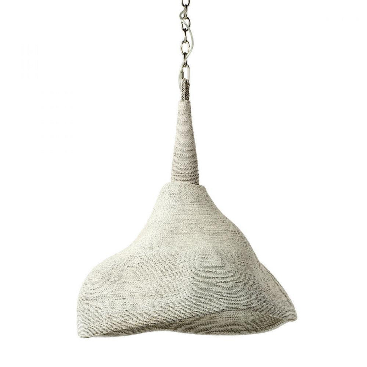 White Wood Candle chandelier - Marlow Verge for dining room view 4