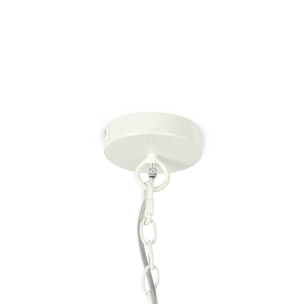 White Wood Candle chandelier - Belen Peak for dining room view 7