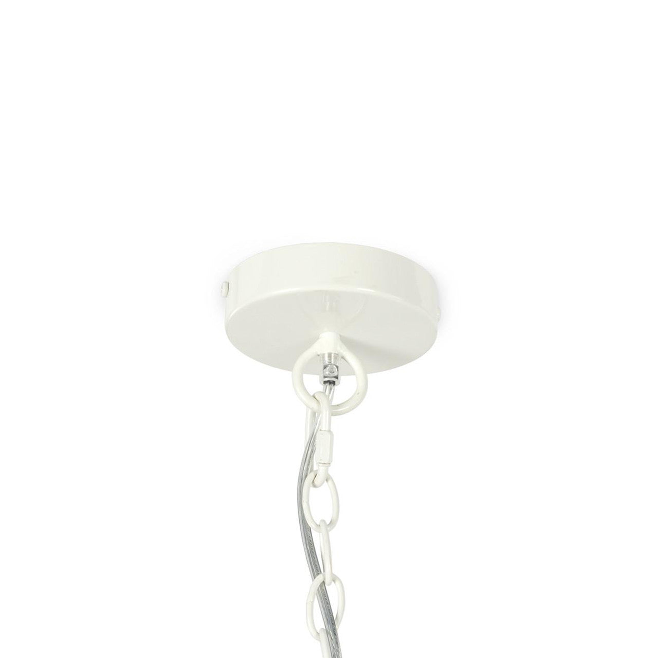 White Coco Stick Candle chandelier - Siena Peak for dining room view 7