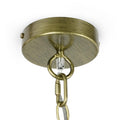Grid Pendant, 6-light, Long Height, Vintage Platinum, 16.6"W, OPEN BOX (136385-SKT-LONG-82)
