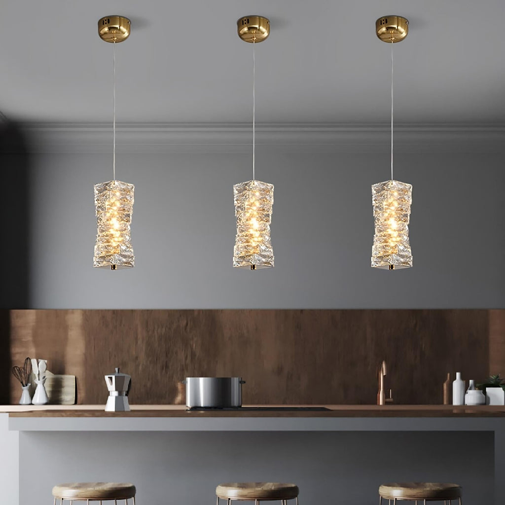 Clear Crystal Pendant Chandelier - Winslow Bay | Tianguang Chandelier