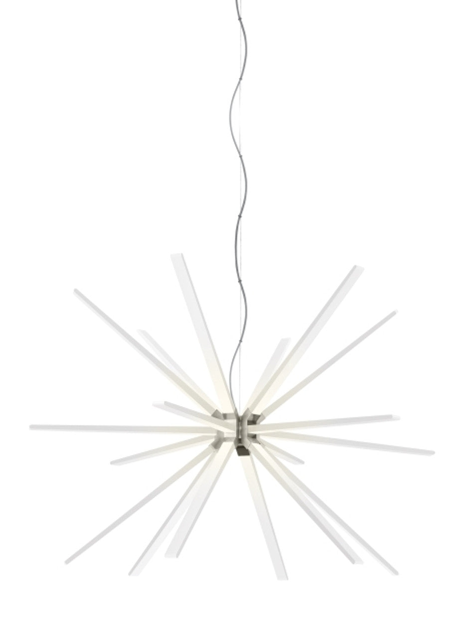 Polished Nickel Iron Tiered chandelier - Mira Harbor for dining room view 2