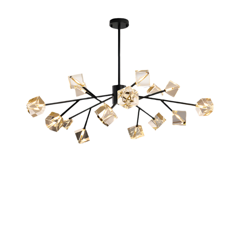 Black Crystal chandelier - Kestrel Bay for dining room view 11