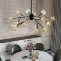 Black Crystal chandelier - Kestrel Bay for dining room view 1