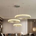 Clear Crystal Round chandelier - Yara House for dining room view 1
