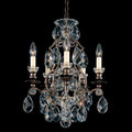 Sarella Chandelier, 8-Light, White, Clear Heritage Crystal, 30"W (RS8308N-06H 1HZQMV)