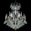 Black Crystal Candle chandelier - Petra Field for dining room view 1