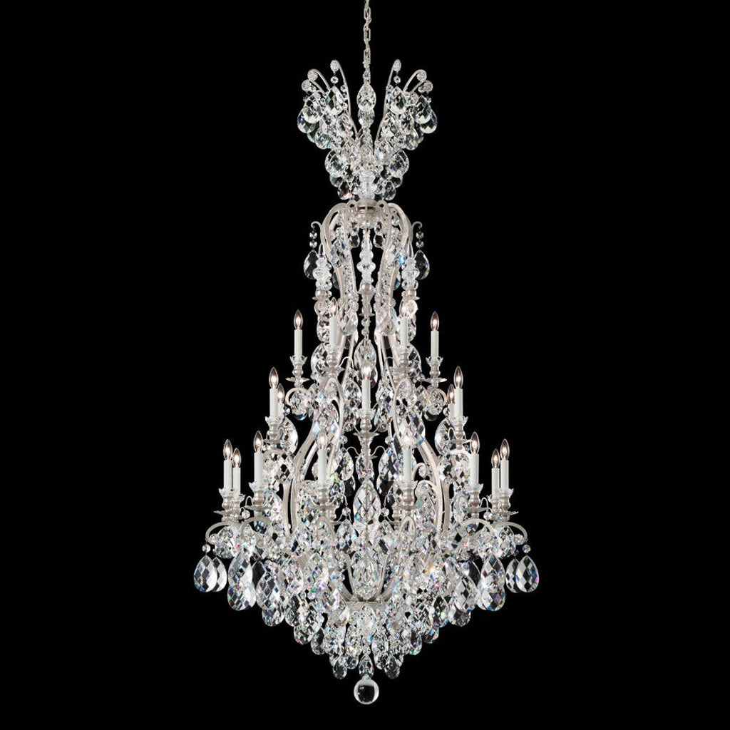 Clear Crystal Candle chandelier - Seren Field for dining room view 1