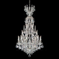 Clear Crystal Candle chandelier - Seren Field for dining room view 1