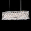 Trilliane Strands Pendant, 6-Light, Polished Stainless Steel, Clear Heritage Crystal, 24"W (TR2413N-401H 1811RG)