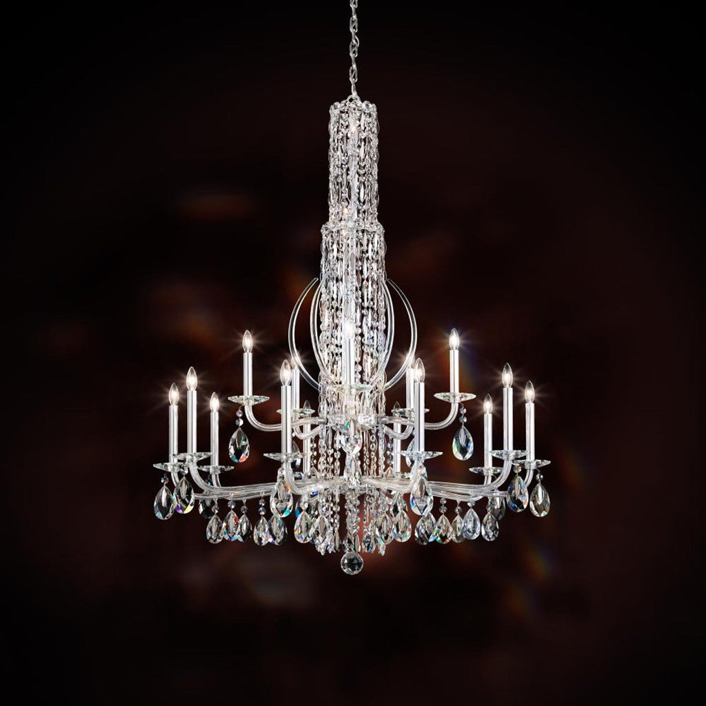 Glenwood Pendant, 6-Light, English Bronze, Glass Shade, 27"W (7-3040-6-13 1K266)