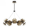 Black Crystal chandelier - Riven Verge for dining room view 1