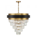 Dryden Chandelier, 36-Light, Matte Black, 60"W (1-1938-36-89 AHXW0)