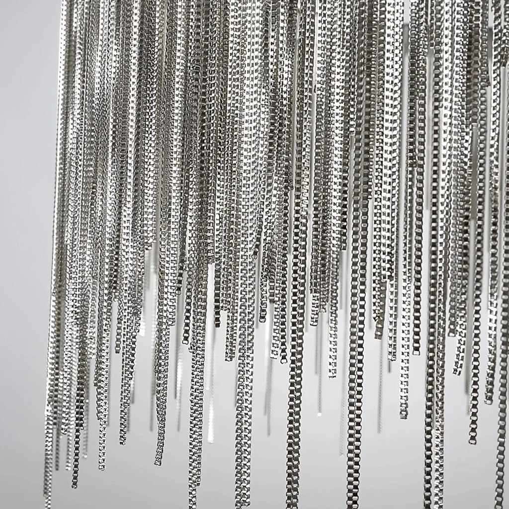 Steel chandelier - Yule Lane for dining room view 6