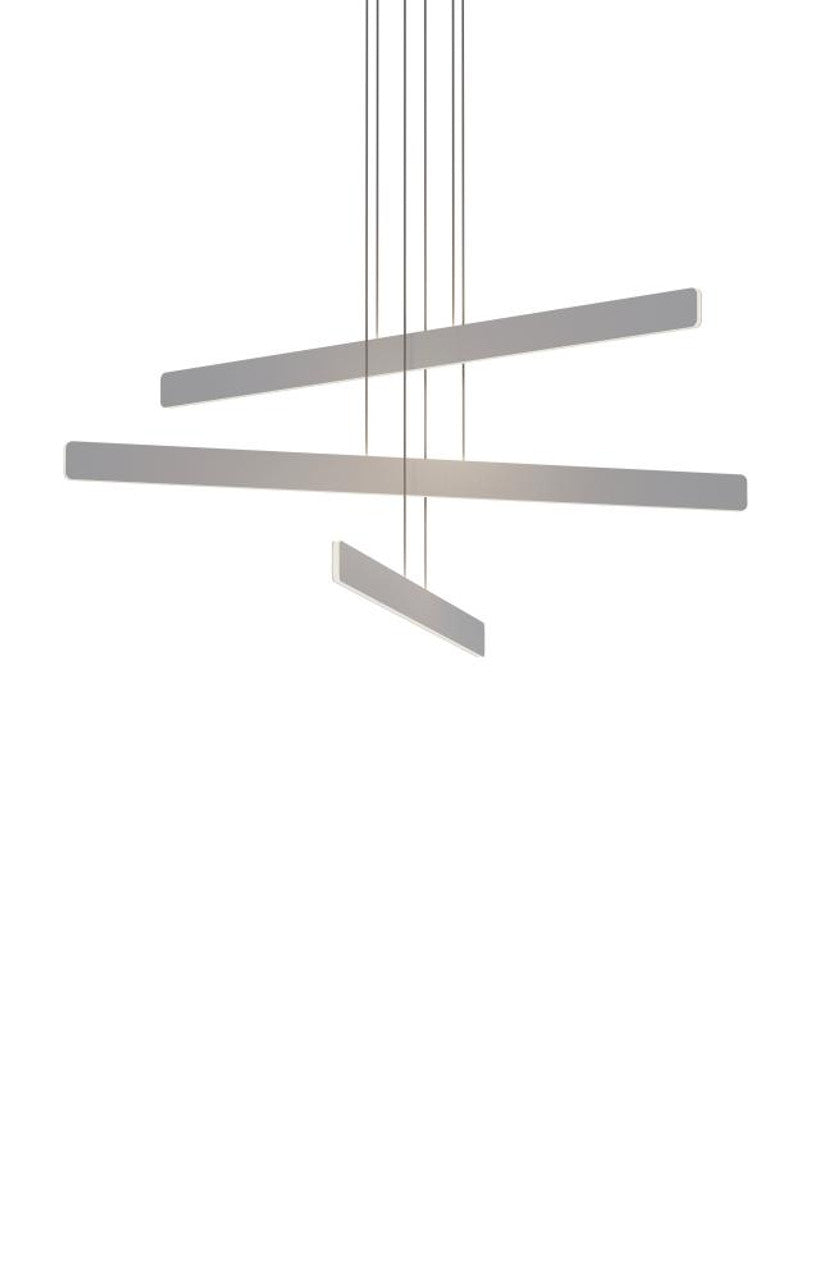 Royyo Pendant, 19-Light, Circular, LED, Silver, Silver Canopy, 22"W (RYP-C19-SW-SIL 407UELF)